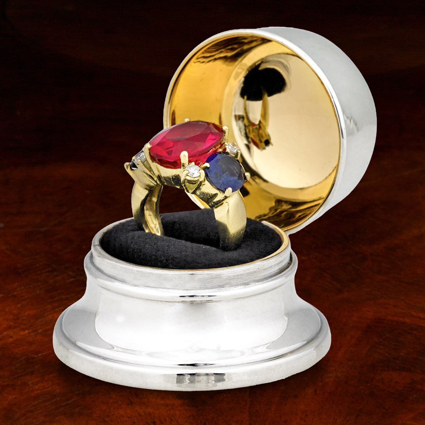 Sterling Silver Ring Box